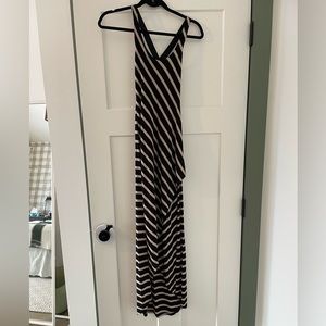 Venus hi-low maxi dress